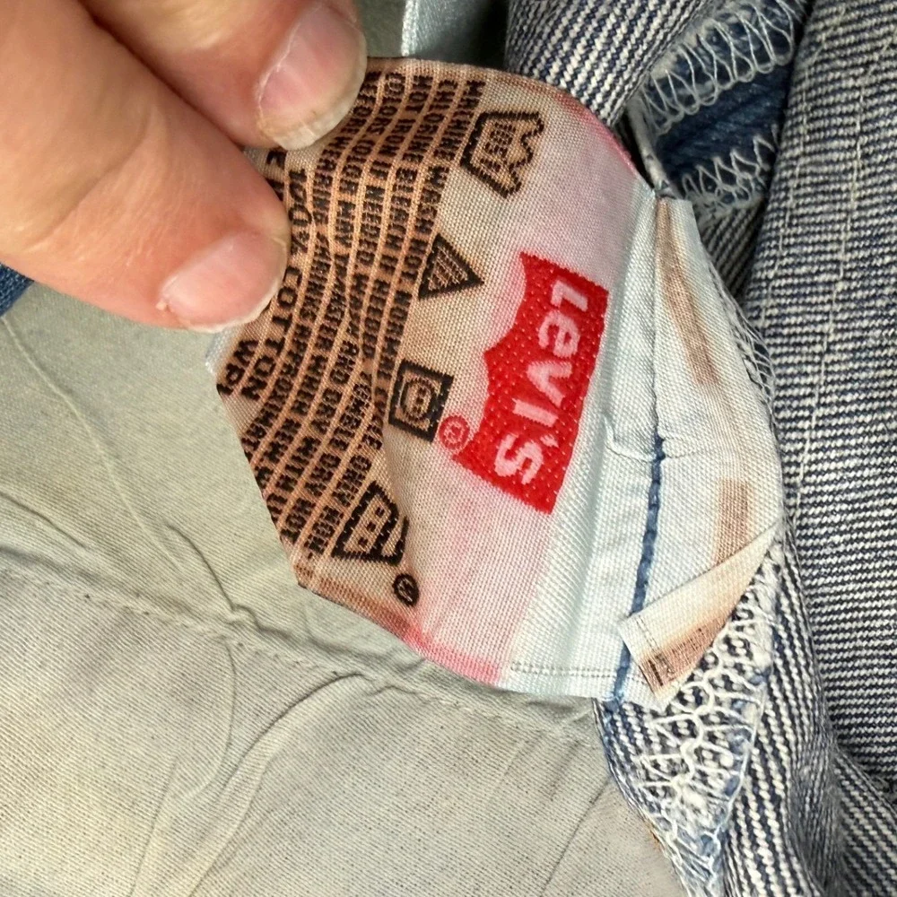 VTG Levis‎ 501 Straight Leg Button Fly Blue 2001 Denim Jeans Mens 44x36 (40x31)